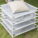 Sweaters should always be dried horizontally, this these mesh racks make it easy to dry multiple sweaters at the same time.